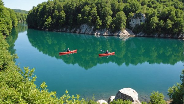 Top spots pour pratiquer le canoë kayak en France