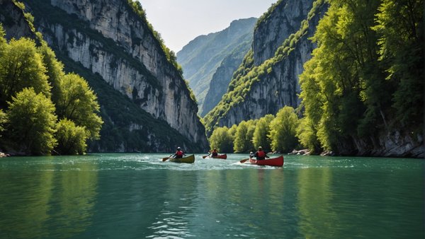 Descendez la drôme en canoë et découvrez la région à die