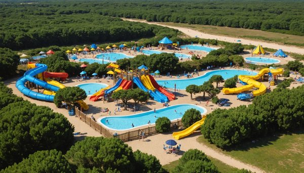 Découvrez le camping en vendée avec parc aquatique : camping les dunes