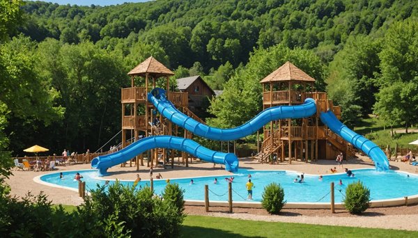 Les meilleurs campings avec parc aquatique dans l'aveyron